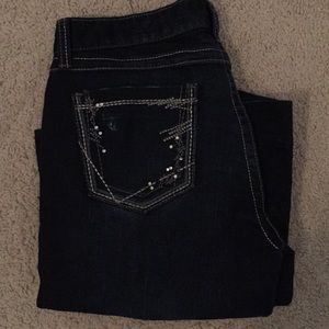 BKE jeans flare bottom